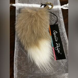 Fox Fur Key Ring / Purse Charm